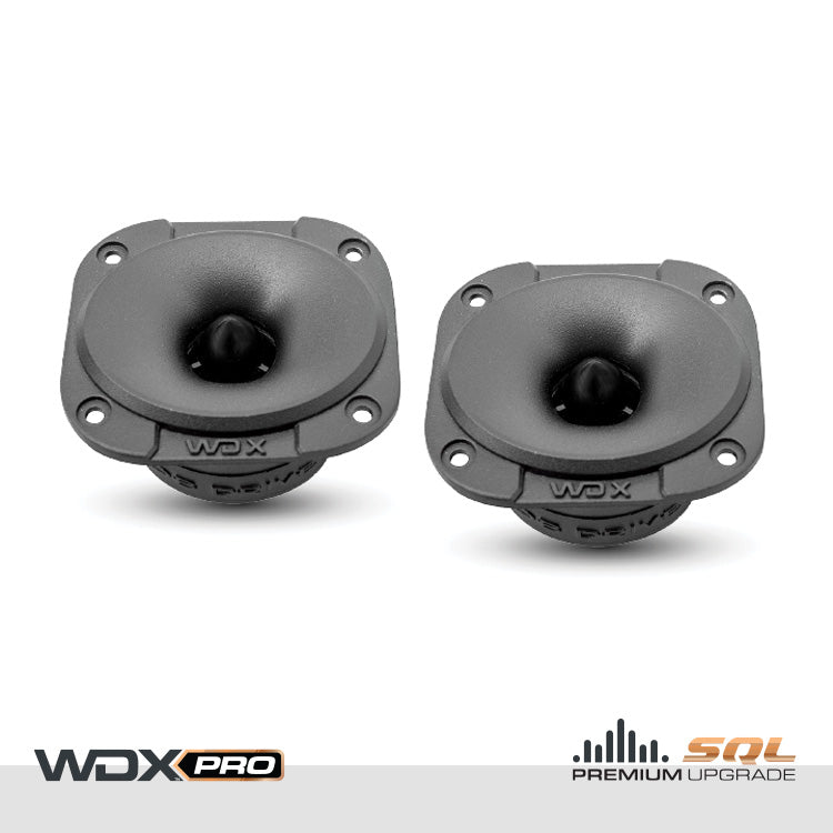 WDX7N-TW: Mini tweeter elíptico de 1 pulgada con domo de titanio.