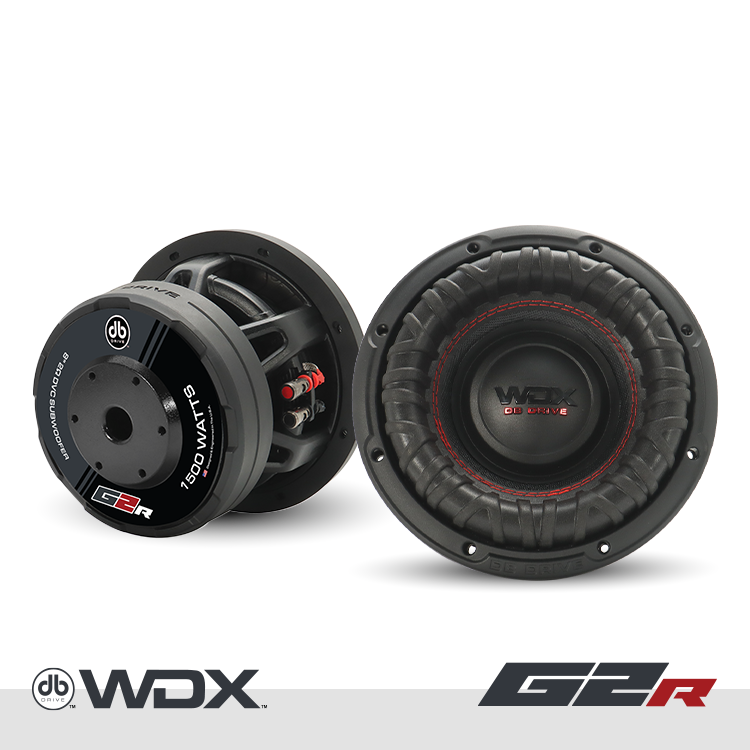 WDX8G2R.2 : Subwoofer de 8 pulgadas con doble bobina de voz de 2 ohmios