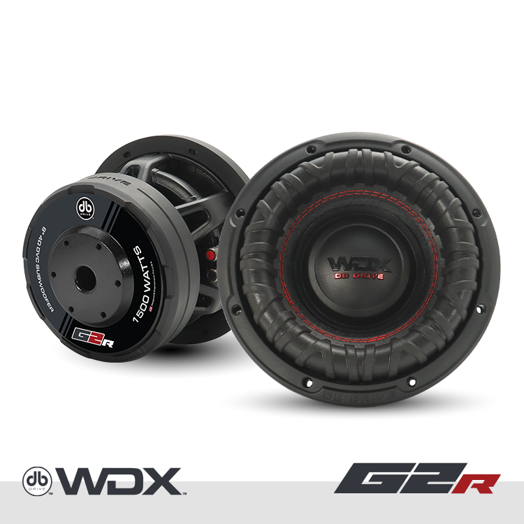 WDX8G2R.4 : Subwoofer de 8 pulgadas con doble bobina de voz de 4 ohmios