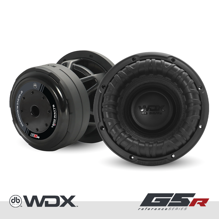 WDX8G5R.4 : Subwoofer de 8 pulgadas con doble bobina de voz de 4 ohmios