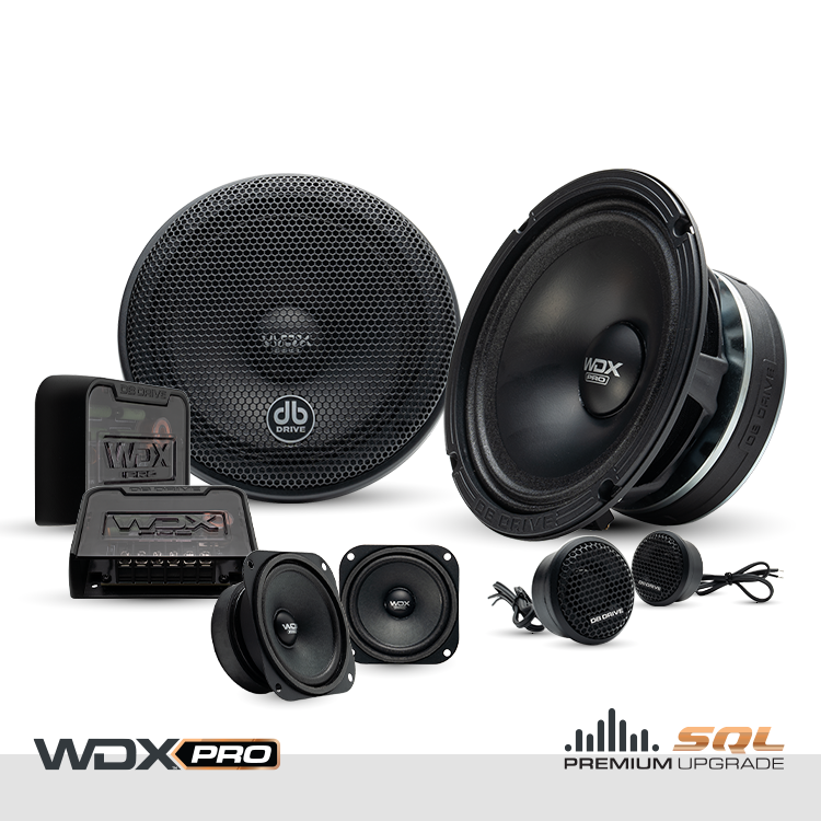 WDX P65C3: Altavoz de componentes WDX PRO de 6.5 pulgadas y 3 vías