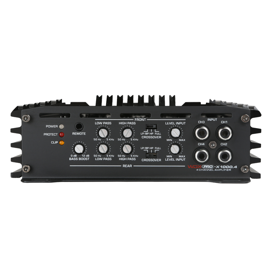 WDXPRO-X1000.4: 1000 Watt 4 Channel Class D Amplifier