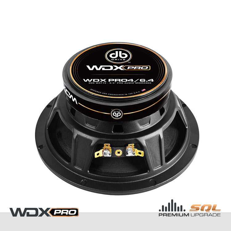 WDXPRO4/6.4 : 6.5" Wide Frequency Range - Pro Audio Midrange/1 Pair