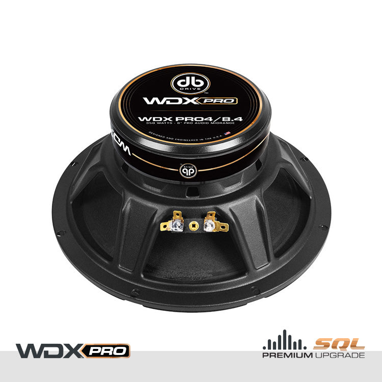 WDXPRO4/8.4: Medio de audio profesional de 8 pulgadas con amplia respuesta de frecuencia (1 par)