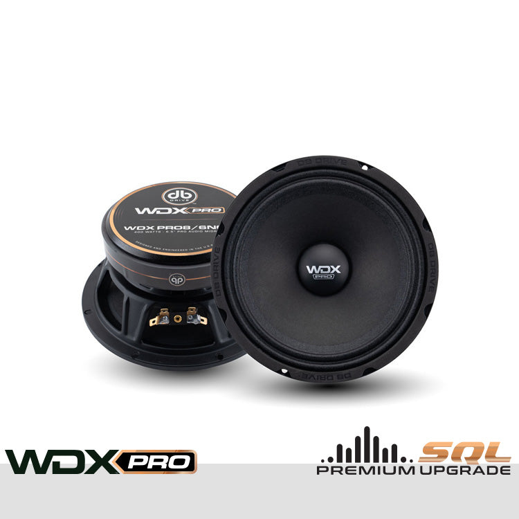 WDXPRO8/6NC.4: Medio bajo de audio profesional Neo-Charged de 6.5 pulgadas (1 par)