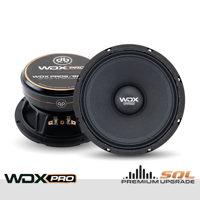 WDXPRO9/6NC.4: Medio bajo de audio profesional Neo-Charged de 6.5 pulgadas (1 par)