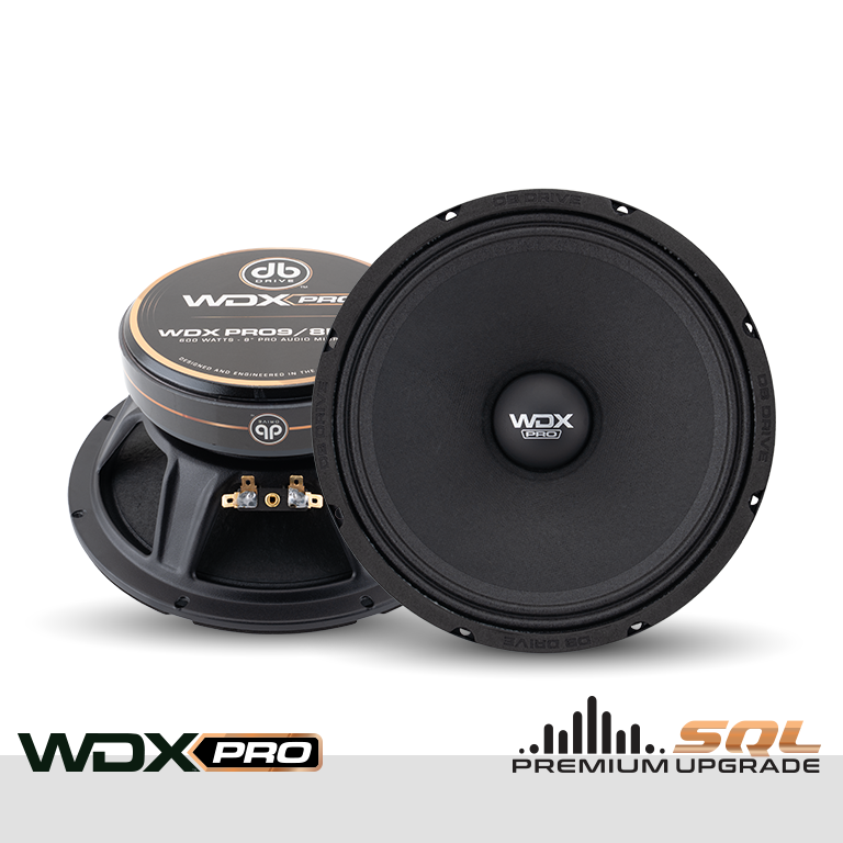 WDXPRO9/8NC.4: Medio bajo de audio profesional Neo-Charged de 8 pulgadas (1 par)
