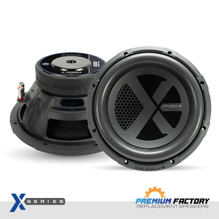 X-W10D4 : Subwoofer de 10 pulgadas con doble bobina de voz de 4 ohmios