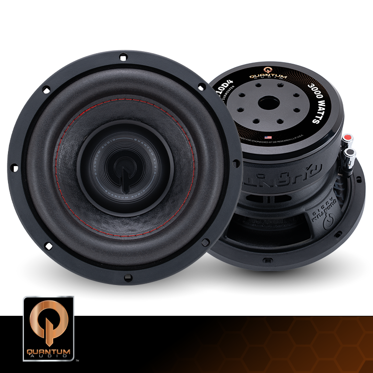 QPW3000/8D4: Subwoofer de 8 pulgadas con doble bobina de voz de 4 ohmios